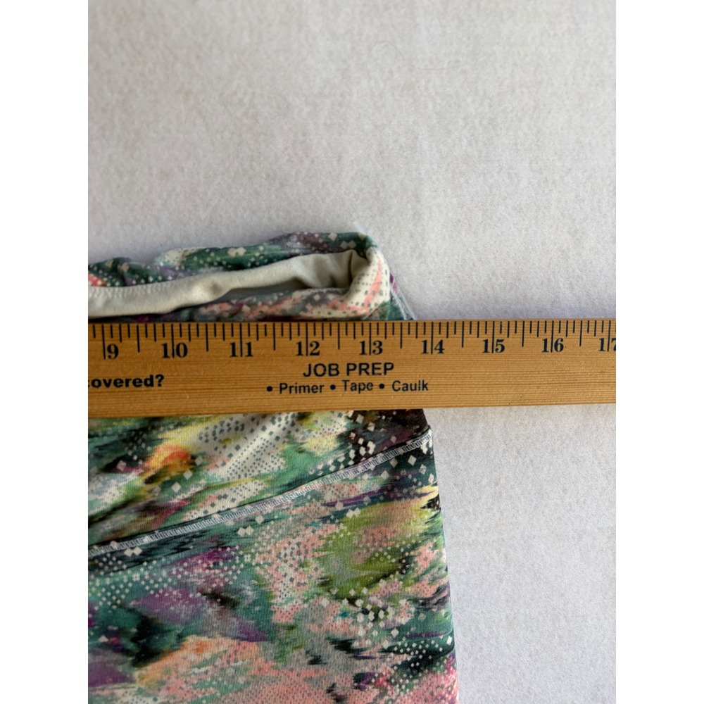 Prana Womens Yoga Leggings Small Multicolor Abstract Geometric Print‎ Activewear - Picture 2 of 7